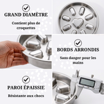 SlowSteel Pro — Bol Anti-Glouton Acier Inoxydable